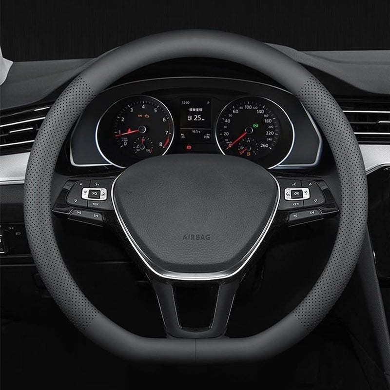 XHRING D Shaped Steering Wheel Cover for Mercedes Benz - Image 1