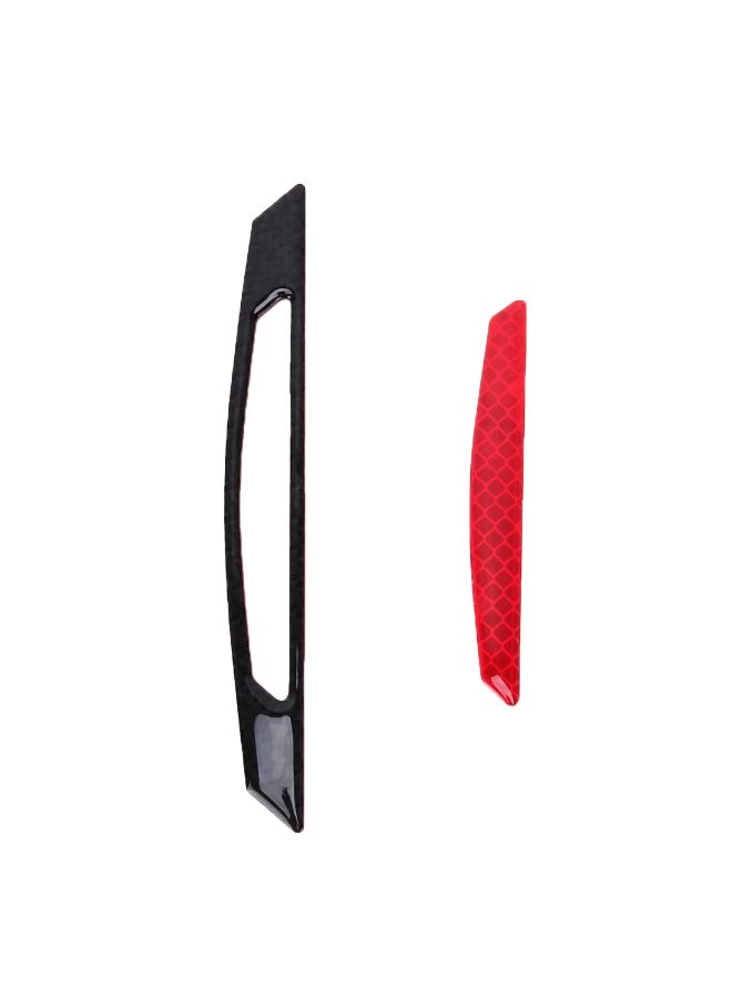 NIBEMINENT 4-Piece Carbon Fiber Door Edge Guard Trim Sticker - Image 5