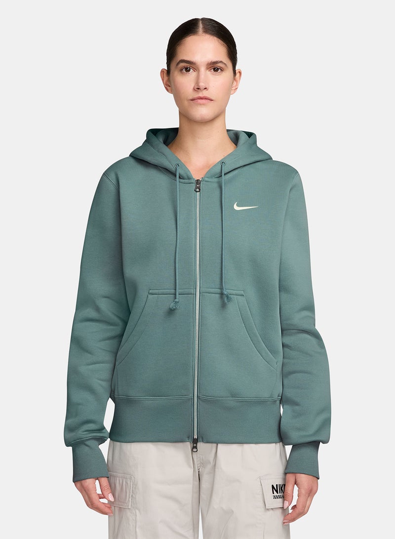 Nike Women’s Nike Sportswear Phoenix Fleece Standard Full-Zip Hoodie - Image 1
