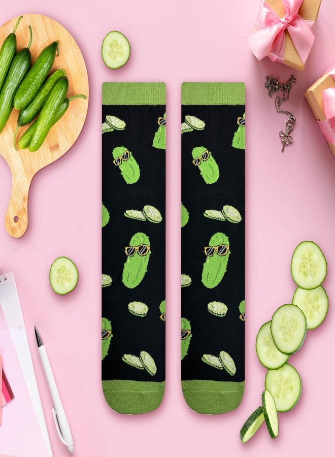 WHOTAY White Elephant Gifts for Adults Funny Pickles Socks Crazy Novelty Pickle Gifts for Women Kids Fun Socks Gag Gifts - Image 3