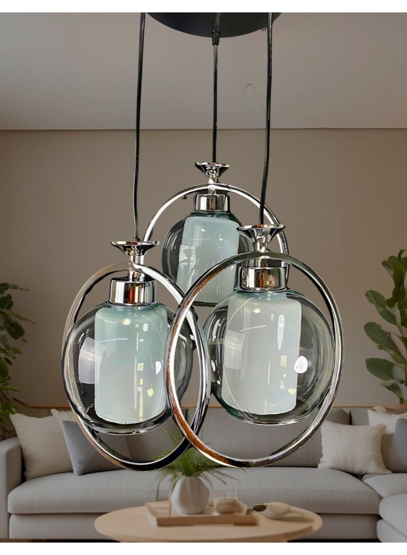 دلاية سقف ثلاثي مودرن معدن 3 لمبة عالي الجودة