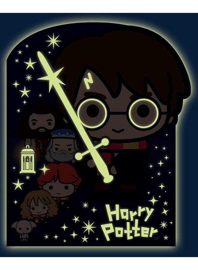 Playhouse Glow in The Dark Harry Potter Chibi 28-Piece Die-Cut Shaped Mini Puzzle for Kids - Image 4