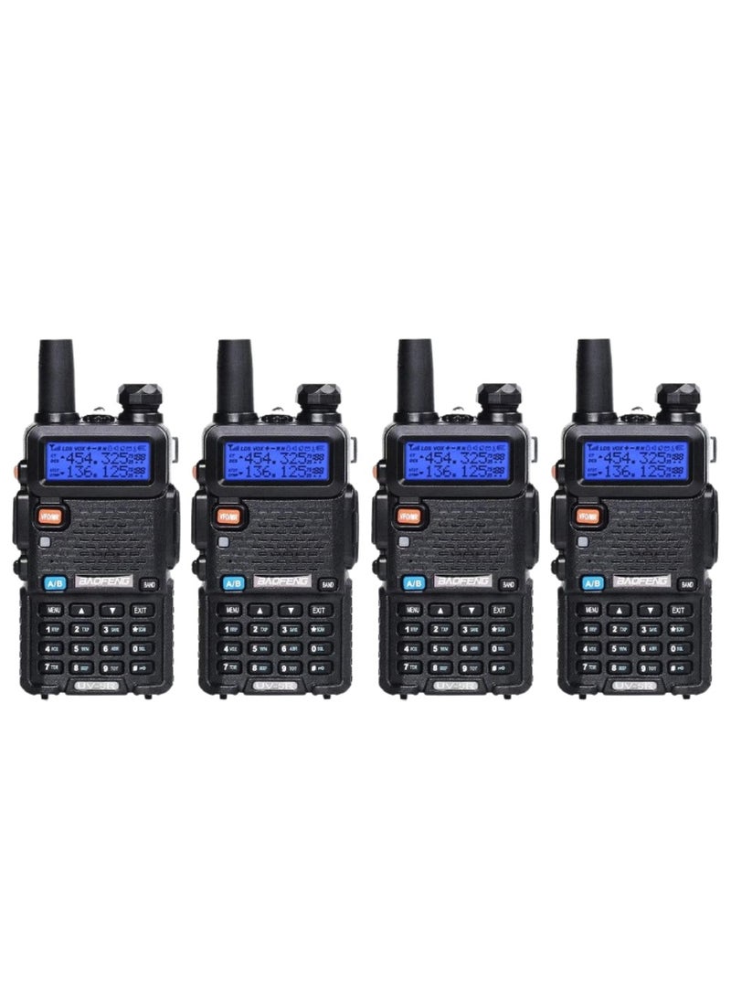 Baofeng Handheld Portable FM Transceiver with Long-Range Communication – Ideal for Outdoor Activities, Camping, Hiking, Cycling, Construction Sites, and Remote Areas ( Pack of 4 )  - Image 2