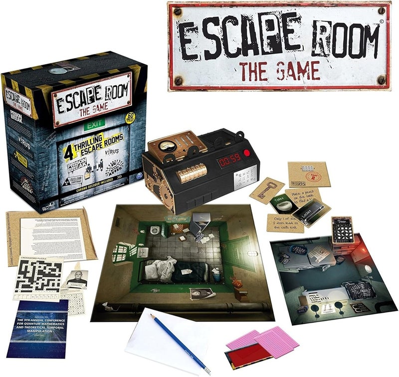 Noris Spiele Escape Room Game with 4 Adventures and Chrono Decoder - Image 5