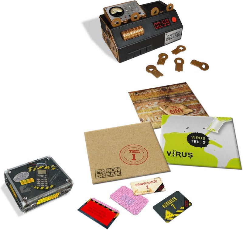 Noris Spiele Escape Room Game with 4 Adventures and Chrono Decoder - Image 4