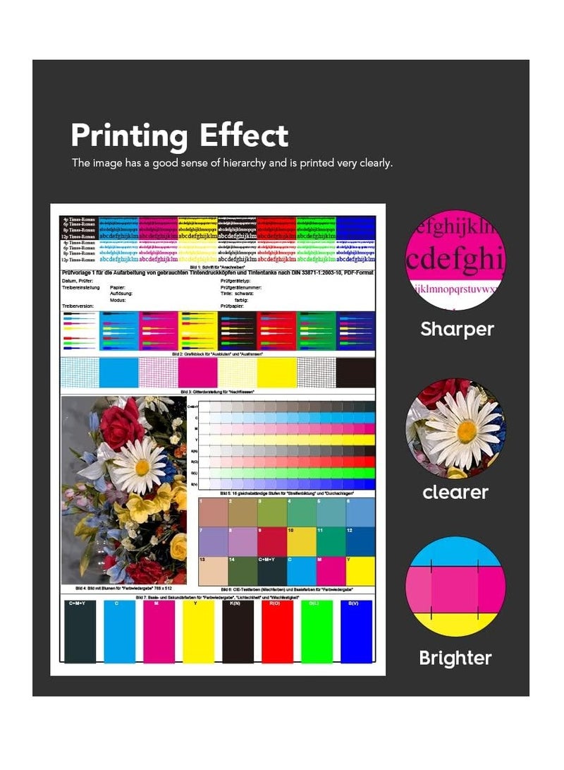 Terabyte GT53XL 135ml GT52 70ml for HP Printer DeskJet Smart GT Tank (All-Pack of 4)  - Image 2
