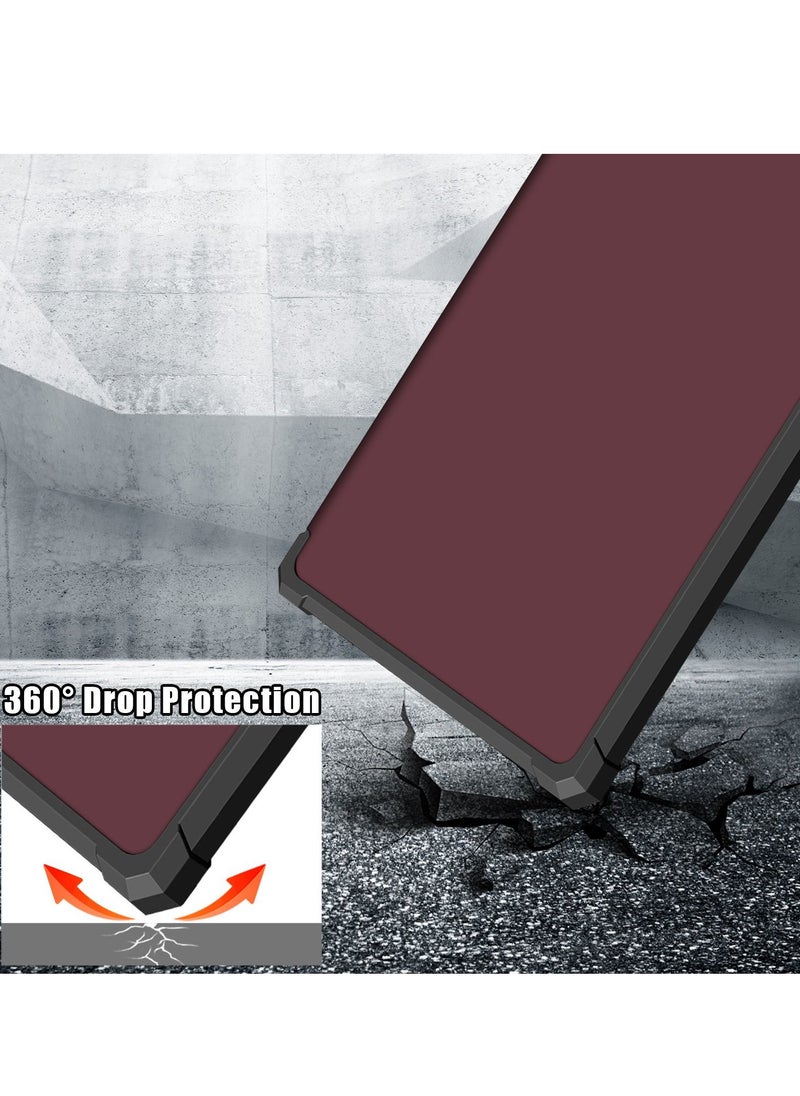 For Paperwhite 11th Generation-2021 and Kindle Paperwhite Signature Edition Origami Standing Shell Cover with Magnetic PC Back Cover for Kindle Paperwhite 2021 Denim Green