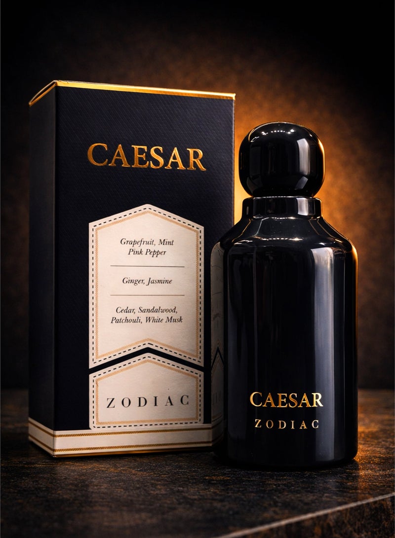 زودياك عطر زودياك سيزار أو دو بيرفيوم 90 مل | عطر رجالي يدوم طويلاً، برائحة منعشة وتوابل خشبية مع نفحات عطرية ودخانية | أفضل عطر عطري رجالي - Image 1