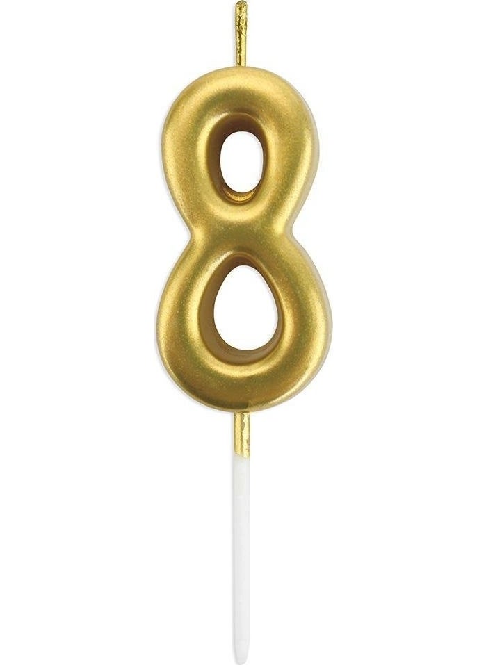Accessory Medium Size 8 Number Candle