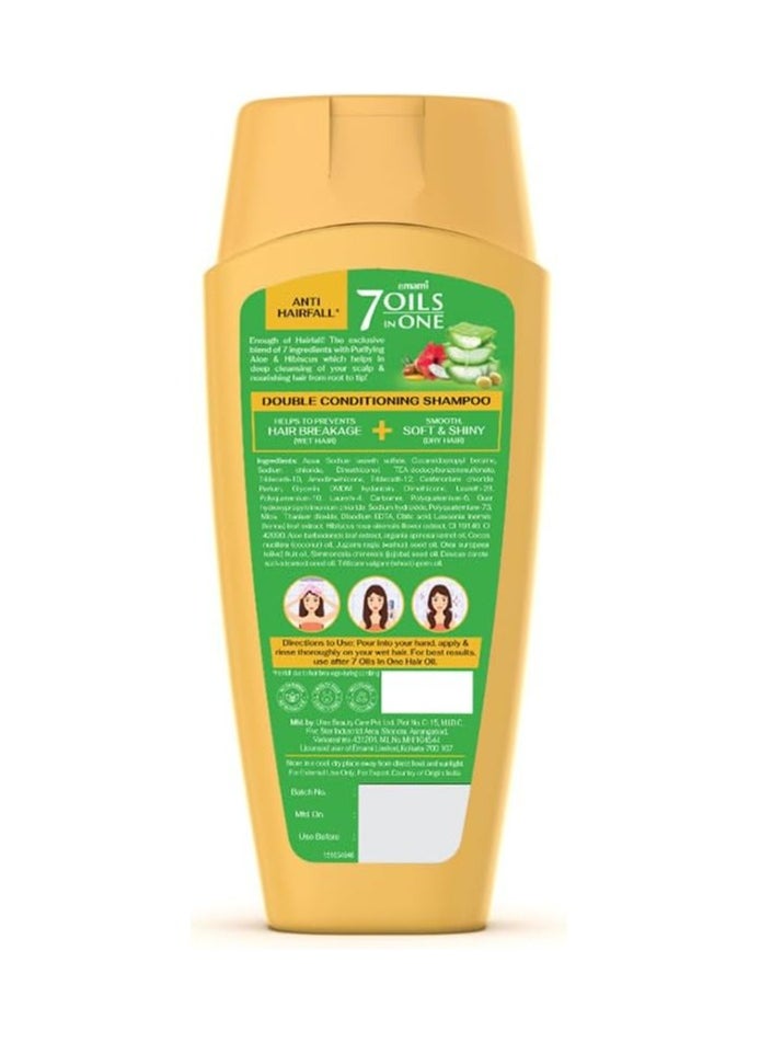 emami Emami 7 Oils in One Double Moisturizing Shampoo with Aloe Vera Extract, 100 ml  - Image 2