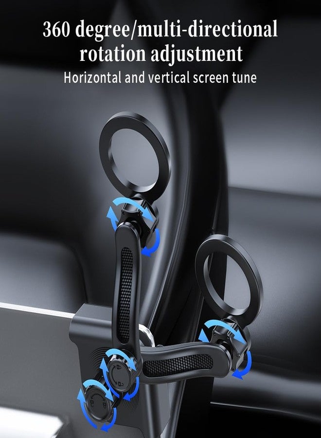 Eaglewireless for Tesla Screen Phone Mount, MagSafe Strongest Magnet Power Magnetic Car Phone Holder Mount for Tesla 3/Y Accessories Fits for All iPhone & Android Phones - with Magnetic Ring - Image 4