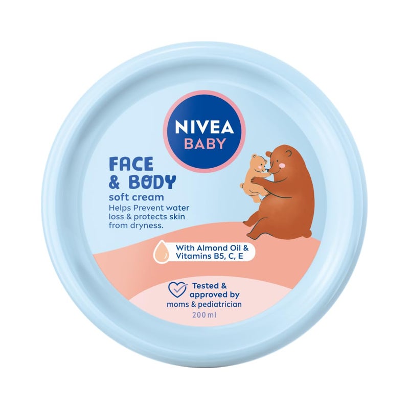 Nivea Baby Soft Cream 200 ml / 6.7 oz - Image 1
