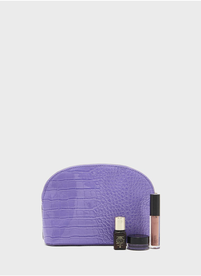 Ted Baker Wxg-Crocala-Croc Effect Cosmetic Bags  - Image 1
