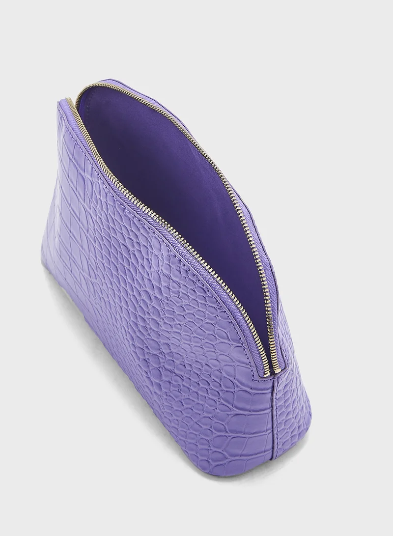 تيد بيكر Wxg-Crocala-Croc Effect Cosmetic Bags