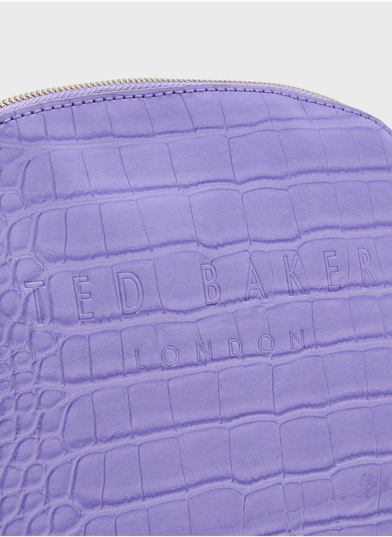 Ted Baker Wxg-Crocala-Croc Effect Cosmetic Bags  - Image 4