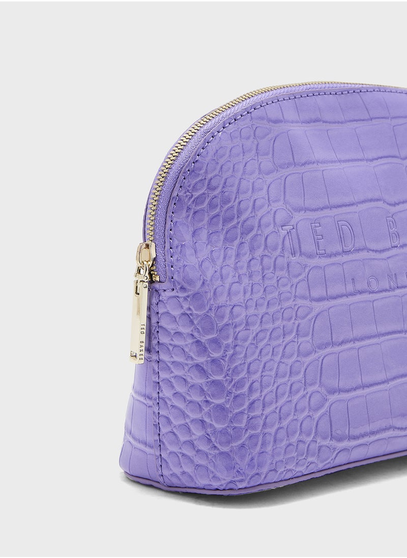 Ted Baker Wxg-Crocala-Croc Effect Cosmetic Bags  - Image 3