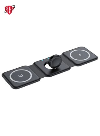 3 in 1 Magnetic Foldable Wireless Charger,Folding Wireless Charging Station for Travel,Wireless Charging Compatible with iPhone 14 13 12 11/Pro/XS/XR,AirPods 3/2/Pro - pzsku/ZC846659D94AB772FE5C4Z/45/_/1737321698/053ebfca-1764-4966-886d-955cb33f0512