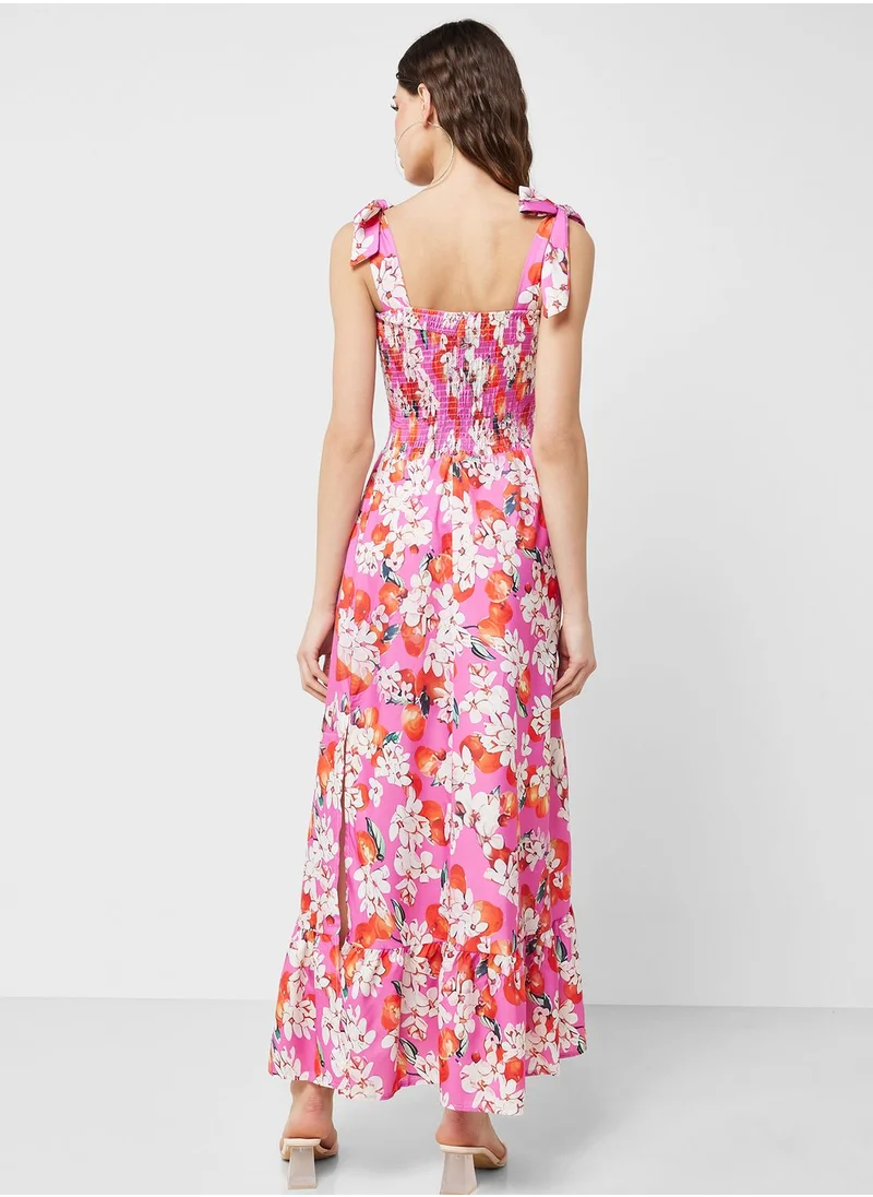 Ginger Floral Printed Dress