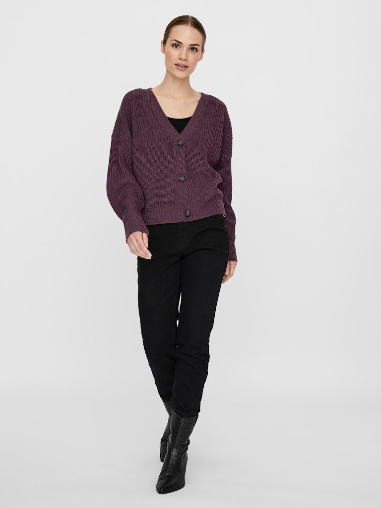 VERO MODA VMLEA LS V-NECK CUFF CARDIGAN NOOS - Image 1