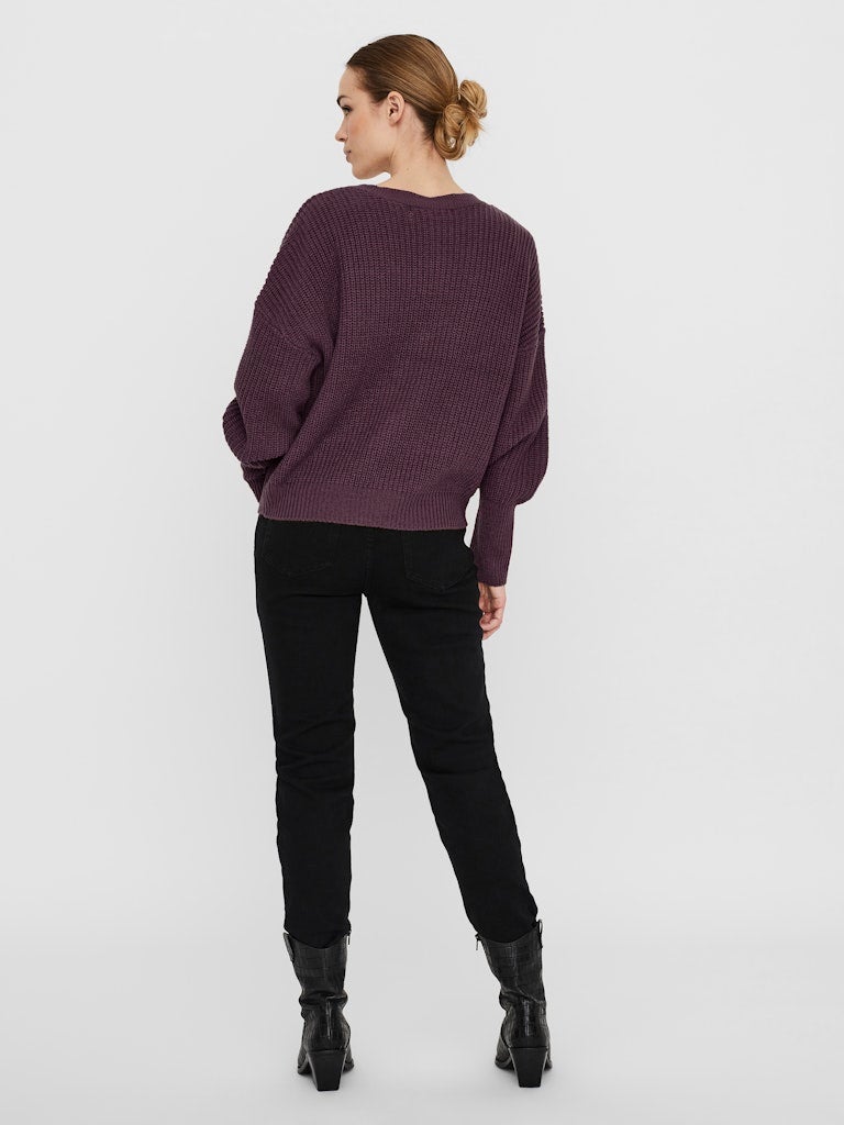 VERO MODA VMLEA LS V-NECK CUFF CARDIGAN NOOS - Image 2