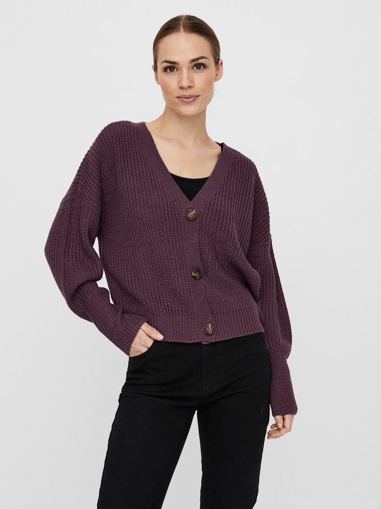 VERO MODA VMLEA LS V-NECK CUFF CARDIGAN NOOS - Image 4