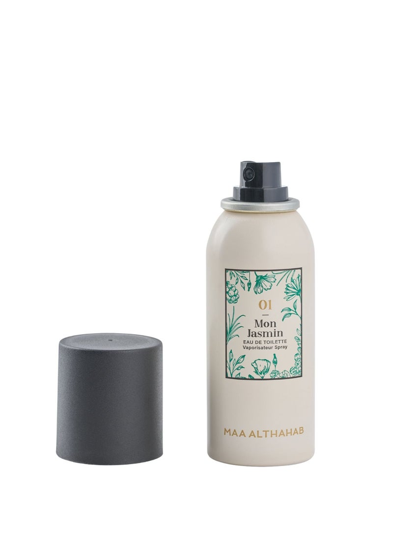 ماء الذهب Mon Jasmin  Body spray for women 100  ml - Image 2