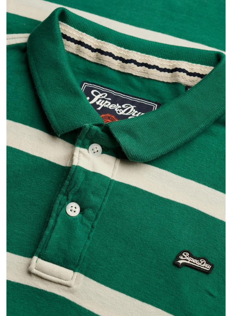 سوبر دراي Vintage Stripe Jersey Polo Shirt