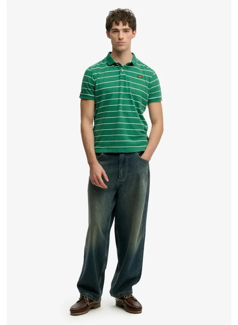 Superdry  Vintage Stripe Jersey Polo Shirt for Men | Best Price UAE