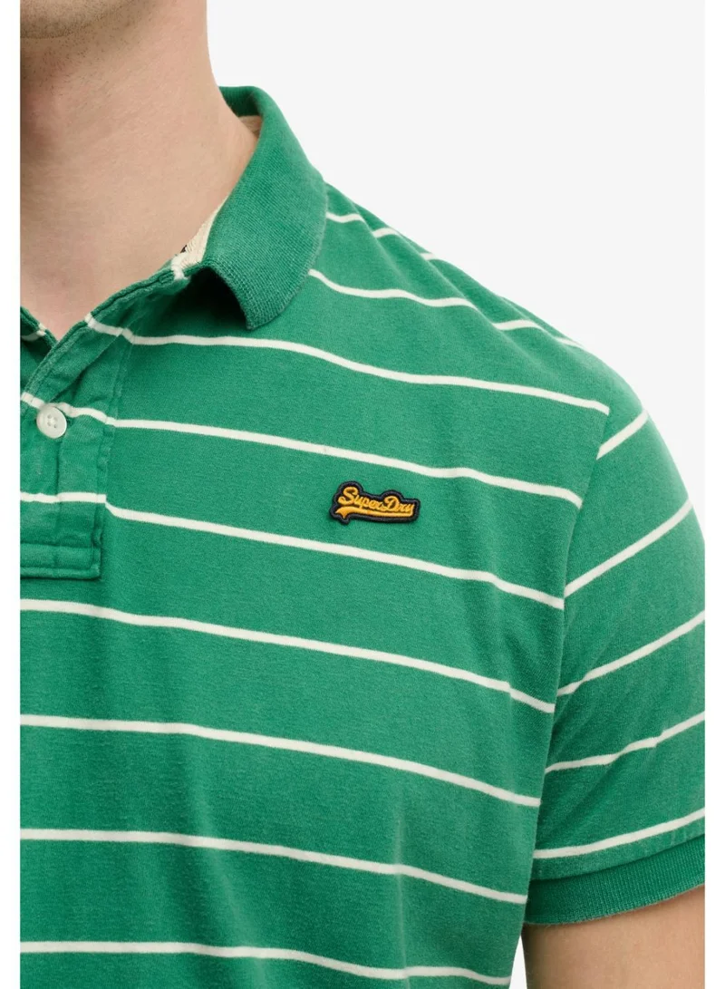 Superdry  Vintage Stripe Jersey Polo Shirt for Men | Best Price UAE