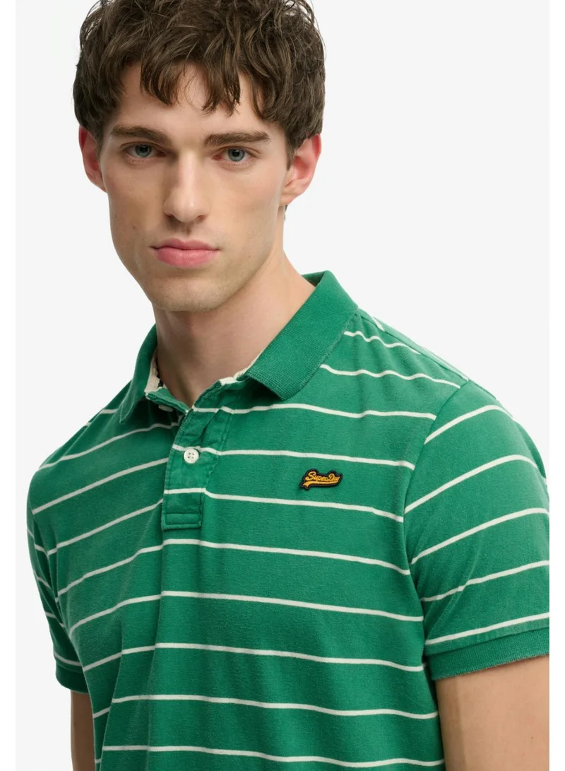Superdry  Vintage Stripe Jersey Polo Shirt for Men | Best Price UAE