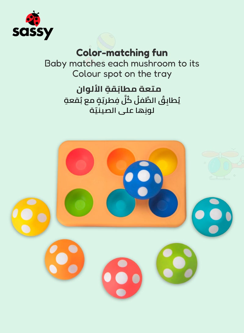Sassy Color & Emotion Matching Sorting Board Toy for Toddlers | STEM Social Emotional Learning Playset | Fine Motor Skill Development | 12+ Months | 23 x 15 x 9 CM - Image 4
