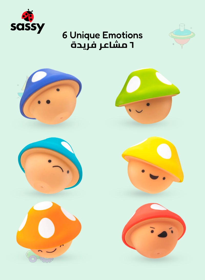 Sassy Color & Emotion Matching Sorting Board Toy for Toddlers | STEM Social Emotional Learning Playset | Fine Motor Skill Development | 12+ Months | 23 x 15 x 9 CM - Image 3