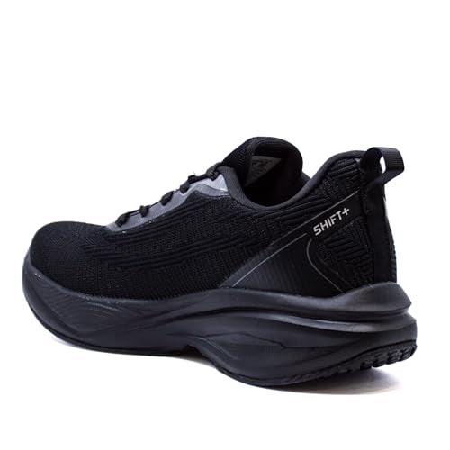 Columbus Union Running Shoes|Walking Shoes| Training & Gym Shoe | Outdoors Shoe for Men Black & D.Gry (07) - Image 5