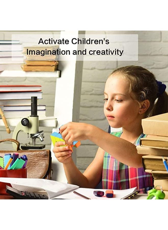 3 Pieces Rubiks Cube and Pyraminx Pyramid Triangle Rubix Cube - Image 4