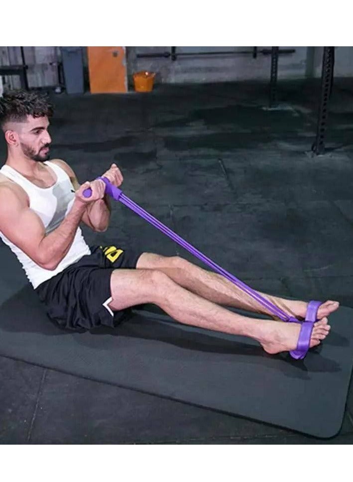 Fitness 4 Tubes Fitness Equipment for Cunning Tummy & Hip Tightening Arm & Back & Foot Multiuse - Image 1