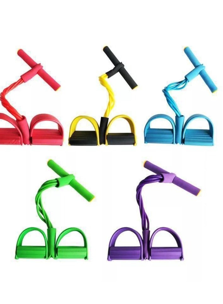 Fitness 4 Tubes Fitness Equipment for Cunning Tummy & Hip Tightening Arm & Back & Foot Multiuse - Image 2
