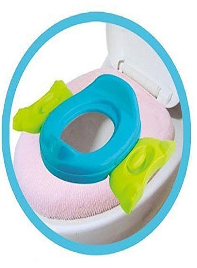 Praxon 2 in 1 Baby Travel and Toilet Trainer for Infants with Liners Potty Seat // Travel Potty Folding Seat for Kids (Multi Color) - Image 5