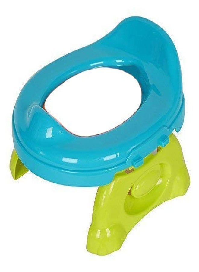 Praxon 2 in 1 Baby Travel and Toilet Trainer for Infants with Liners Potty Seat // Travel Potty Folding Seat for Kids (Multi Color) - Image 1