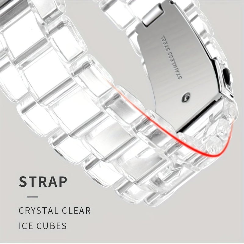حزام ساعة صلب بلون حلوى أبيض 22 ملم لـ Vivoactive Venu Forerunner - Image 5