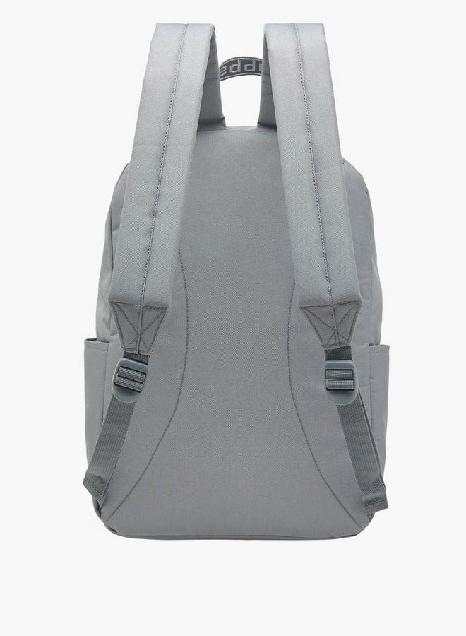 Kappa Logo Print School Backpack with Zip Closure and Adjustable Strap - 29x15x42 cm - Image 4