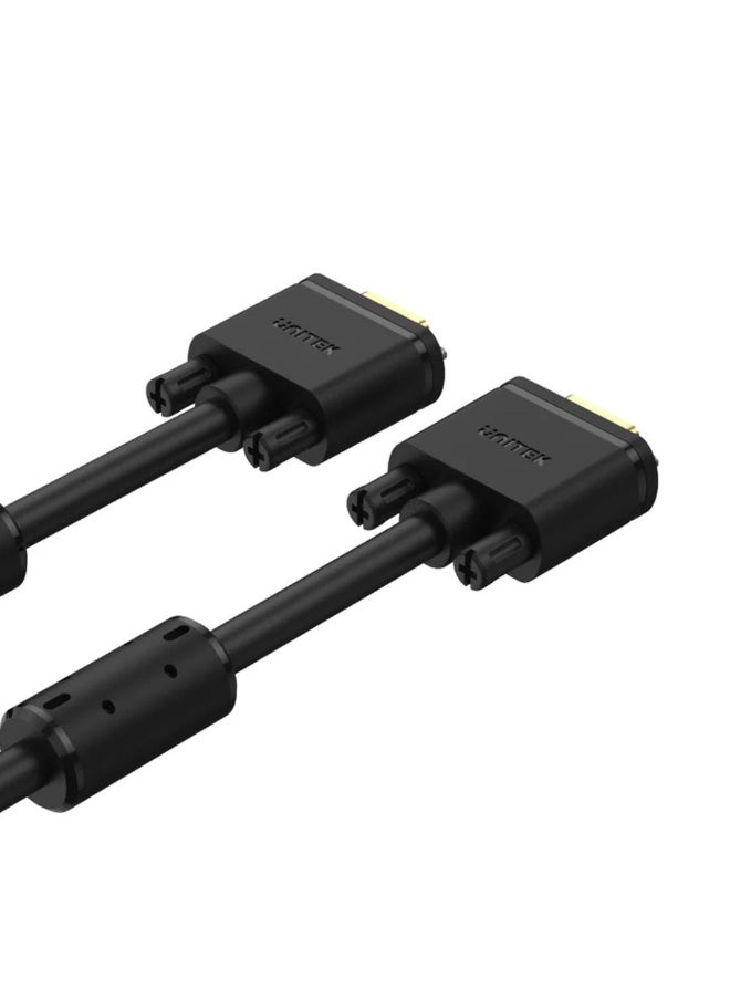 UNITEK Unitek 5 Meter VGA 15 Pin (3C+6) Monitor Cable – High-Quality Analog Video Cable for PC, Laptop, Projector, and Monitor – Durable Build with Stable Signal Transmission – Black  - Image 2