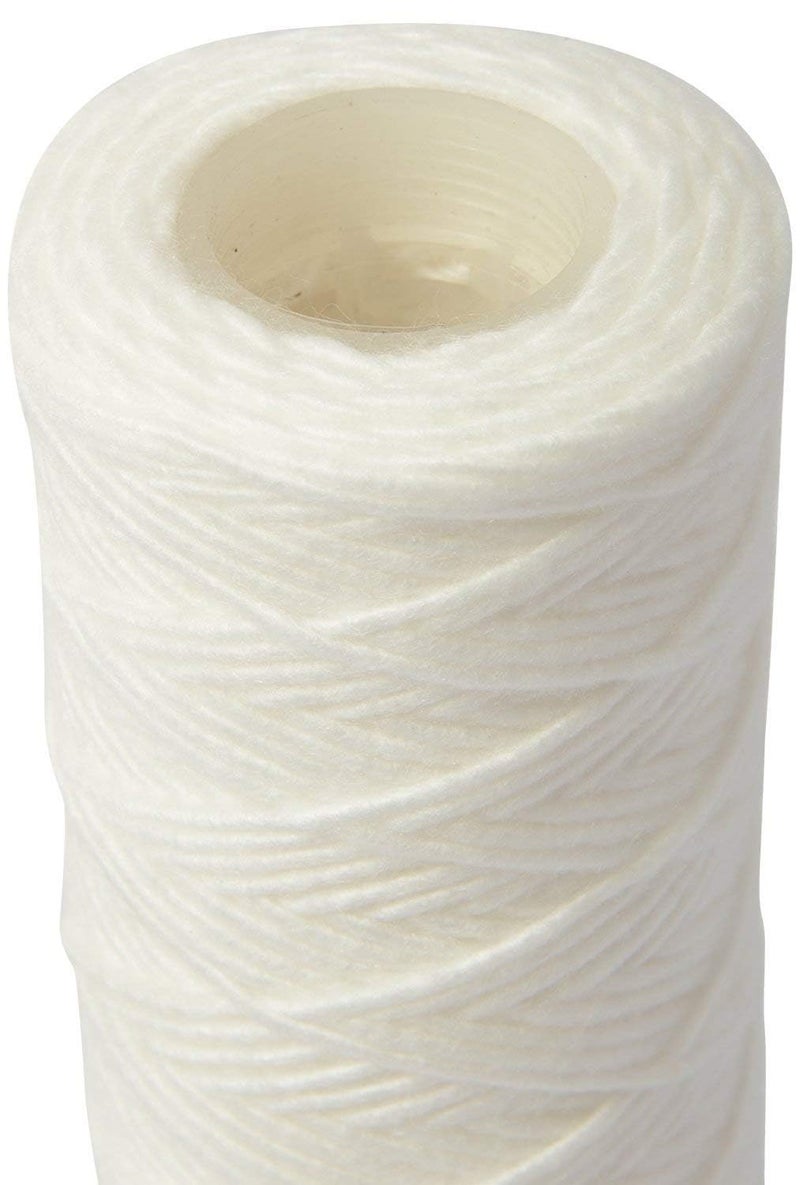 Colandas 10 Inch 10 Micron PP Wound Thread Filter Cartridge Reduces Dust Mud Rust Suitable for All Types of Water Purifiers Pack of 10 - Image 4