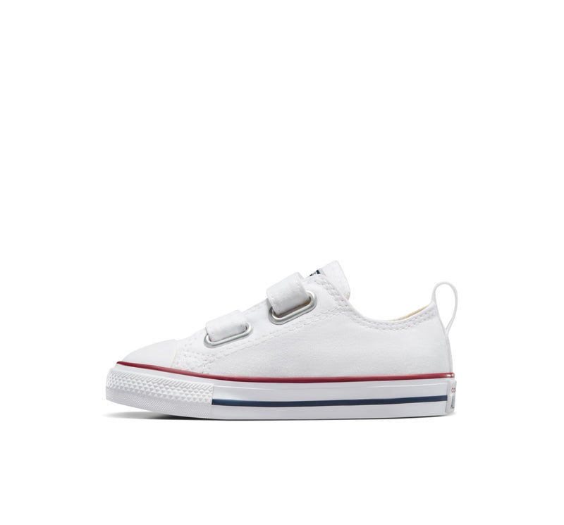 Converse Kids' Chuck Taylor All Star 2V, White/Garnet/Navy, 9 Toddler - Image 2