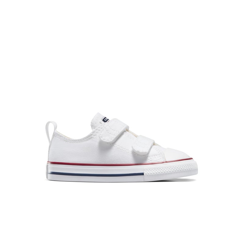 Converse Kids' Chuck Taylor All Star 2V, White/Garnet/Navy, 9 Toddler - Image 1