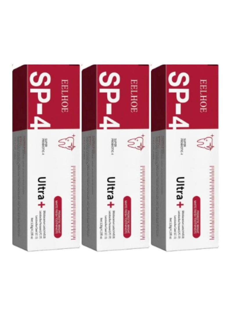 New Probiotic Toothpaste Sp-4 Brightening Whitening Toothpaste Protect Gums Fresh Breath Mouth Teeth Cleaning Health Tooth 3PCS