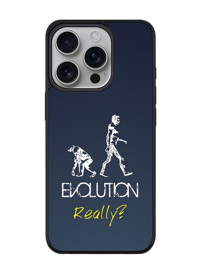 Stylizedd For iPhone 16 Pro Case [Compatible with MagSafe] Slim Magnetic cover Phone Case iPhone 16 Pro -Evolution Really (Grey) - Image 1