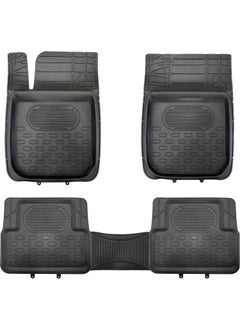 Eraks Mitsubishi Colt Compatible Universal 3D Pool Car Mat Set - Eco  - Image 1