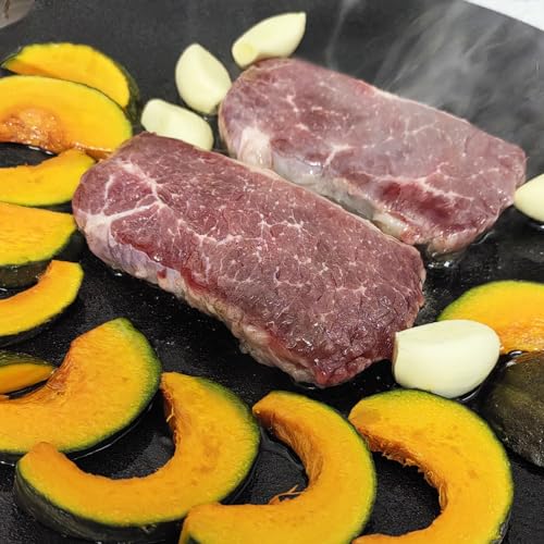 Brightalk 13-Inch Korean BBQ Grill Pan, Cast Iron Griddle for Indoor and Outdoor Stovetop Use - Image 4