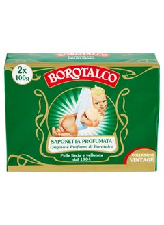 Borotalco Roberts: Set Of 2 Scented Soaps Vintage Edition (Baby Picture) * 3.5 Ounces (100G) Packages (Pack Of 2) [ Italian Import ]  - Image 1
