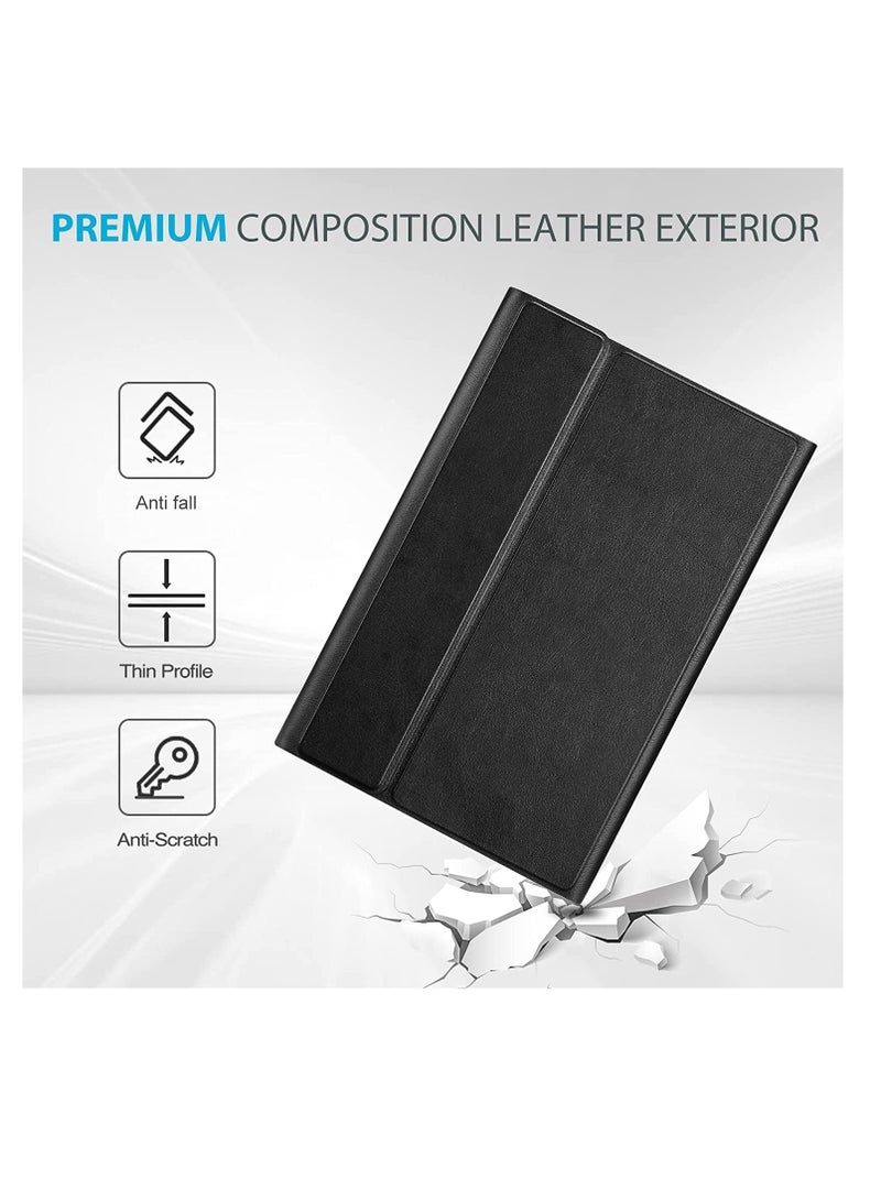 Keyboard Case for iPad 10.9 inch 10th Generation Keyboard 10th Generation Case with pencil holder Smart Protective Cover with Detachable Bluetooth Keyboard for Latest iPad 10th Gen 10.9 Inch 2022 Bla - Image 2